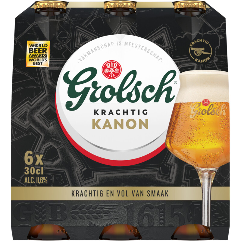 Grolsch Krachtig kanon speciaalbier 6-pack