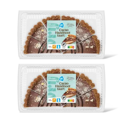 pdp-image-AH Glutenvrij Cacao hazelnoot taart 2-pack