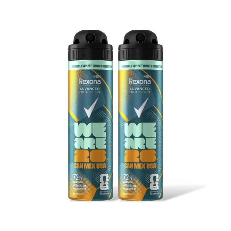Rexona Men FIFA limited collection spray 2-pack