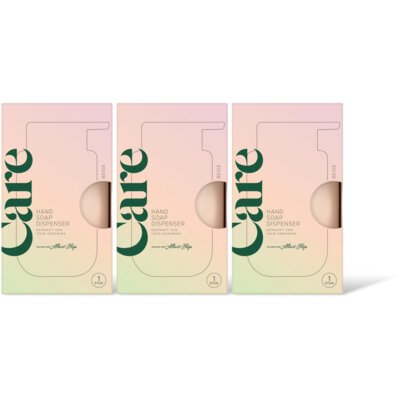 pdp-image-Care Hand soap dispenser beige 3-pack