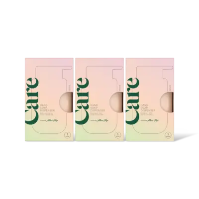 pdp-image-Care Hand soap dispenser beige 3-pack