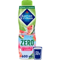 Karvan Cévitam Zero watermeloen & aardbei siroop