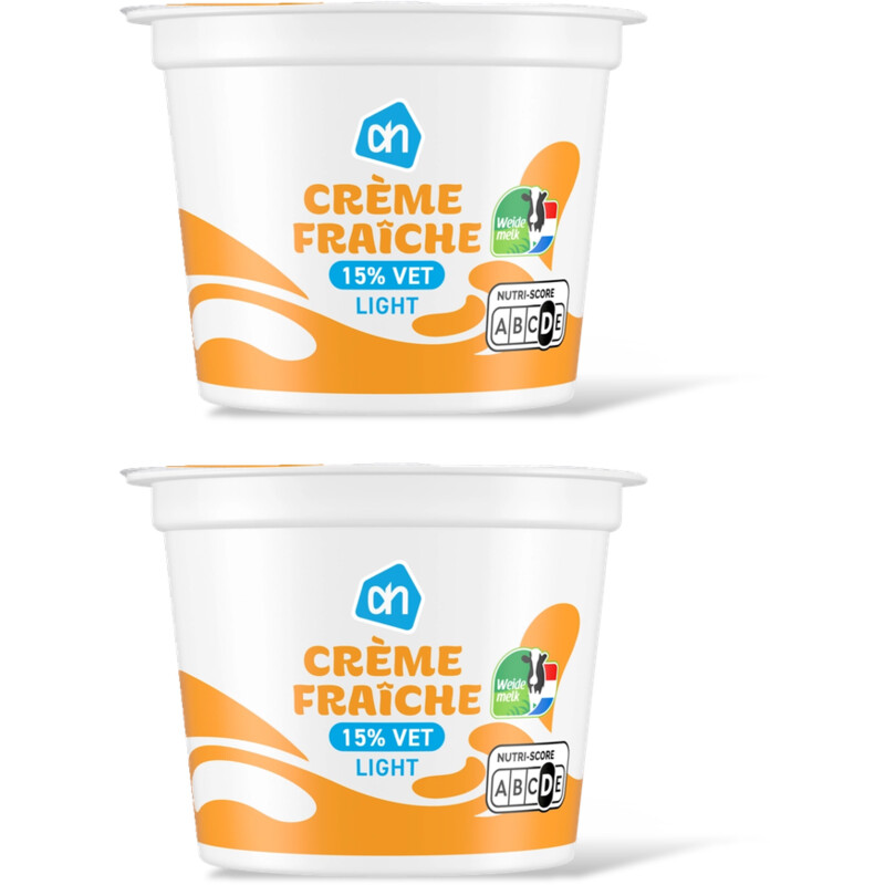 AH Creme fraiche light 15% vet 2-pack