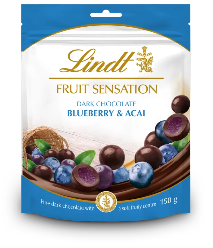 Lindt Fruit sensation blueberry & acai