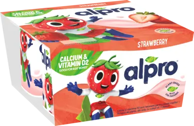 pdp-image-Alpro Soja yoghurt aardbei kids 4-pack