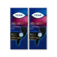 Tena Silhouette noir inlegkruisjes 2-pack