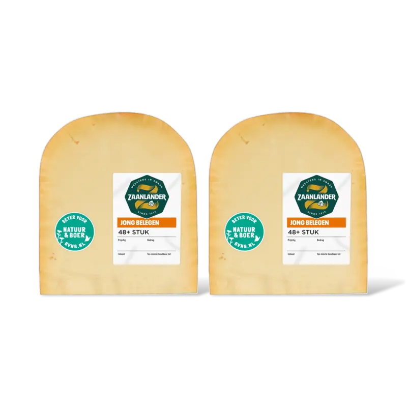 AH Zaanlander Jong belegen 48+ stuk 2-pack