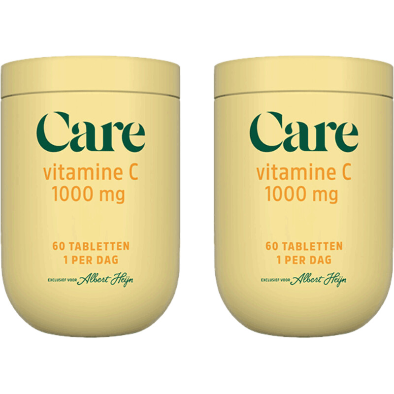 Een afbeelding van Care vitamine C 1000mg2-pack