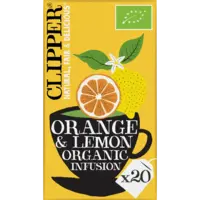 Clipper Orange & lemon organic infusion