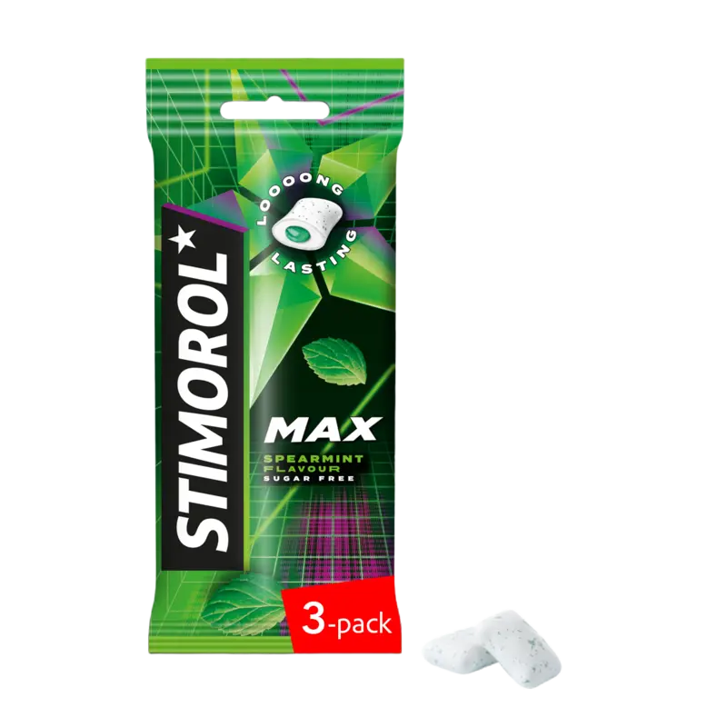 Stimorol Max spearmint 3-pack
