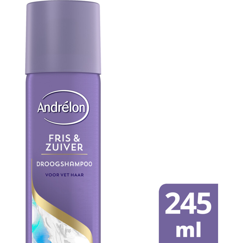 Een afbeelding van Andrélon Fris & zuiver droogshampoo voor vet haar