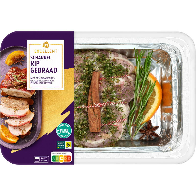 Een afbeelding van AH Excellent Scharrel kipgebraad met cranberry glaze