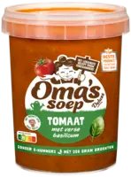 Oma's Tomaat met verse basilicum