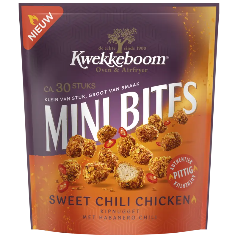 Kwekkeboom Mini bites sweet chili chicken