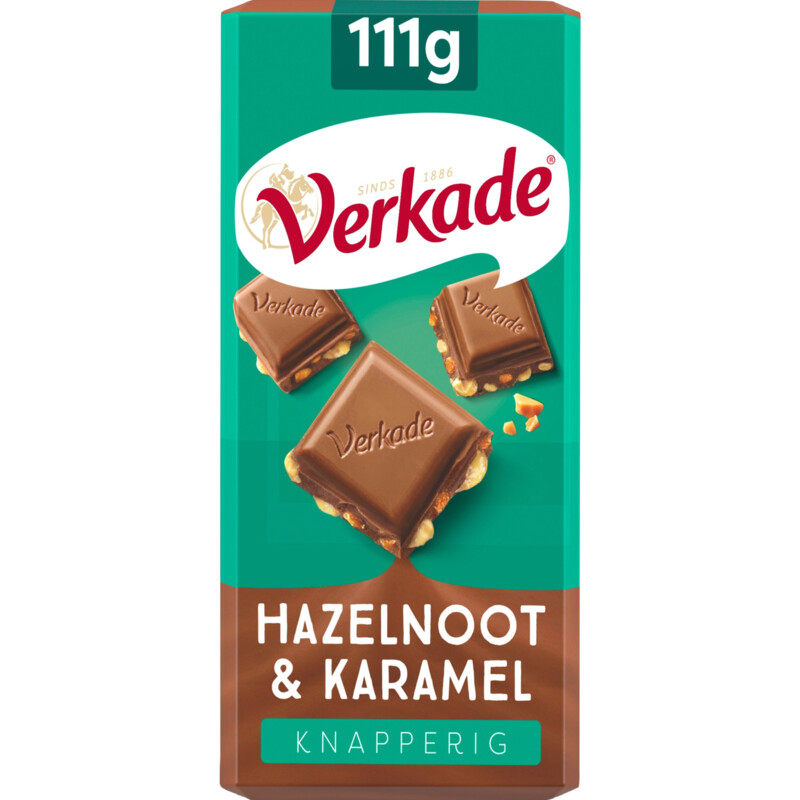 Een afbeelding van Verkade Hazelnoot & karamel knapperig