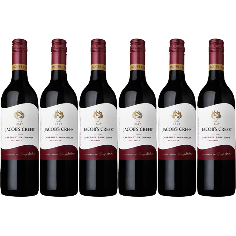 Een afbeelding van Jacob's Creek Classic cabernet sauvignon 6 flessen