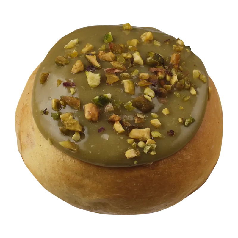 AH Topped bun pistache