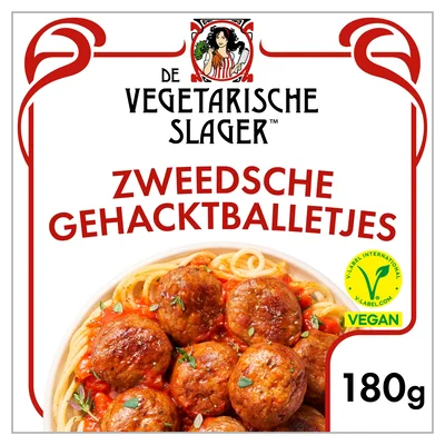 pdp-image-Vegetarische Slager Vegan Zweedsche gehacktballetjes