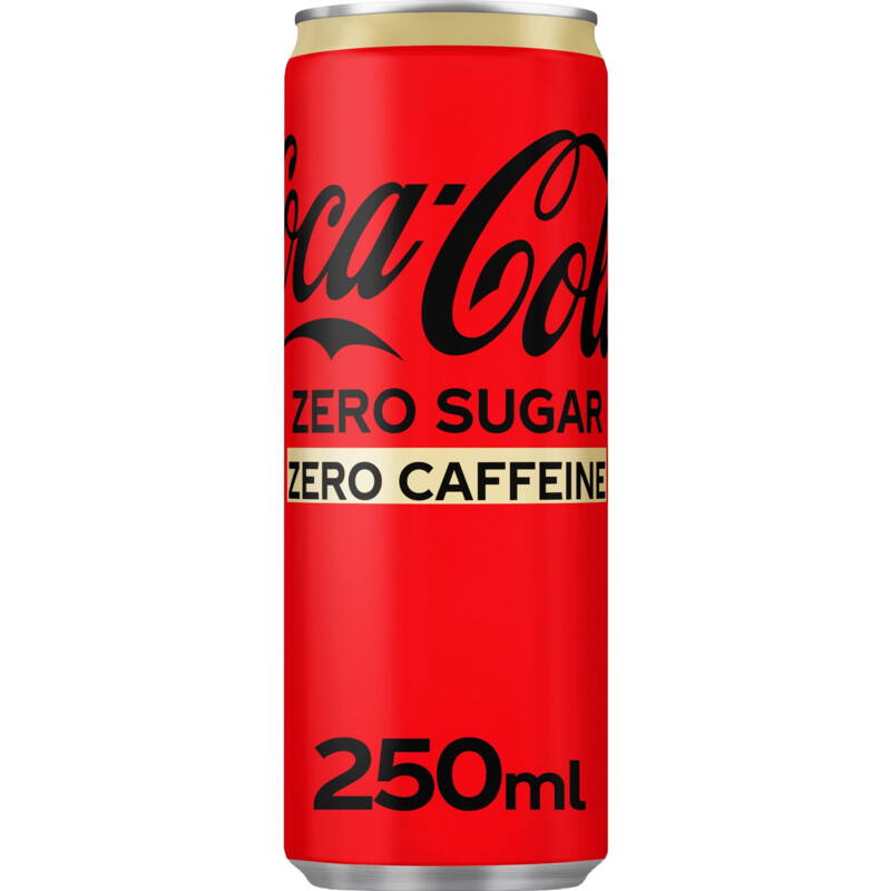Een afbeelding van Coca-Cola Zero sugar zero caffeïne