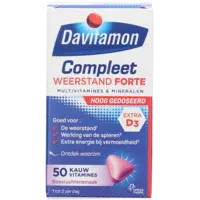 Davitamon Compleet weerstand forte kauwvitamines