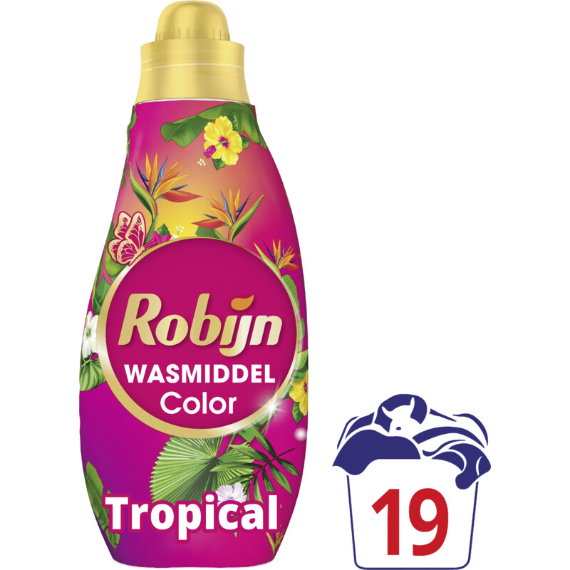 Een afbeelding van Robijn Color tropical wasmiddel