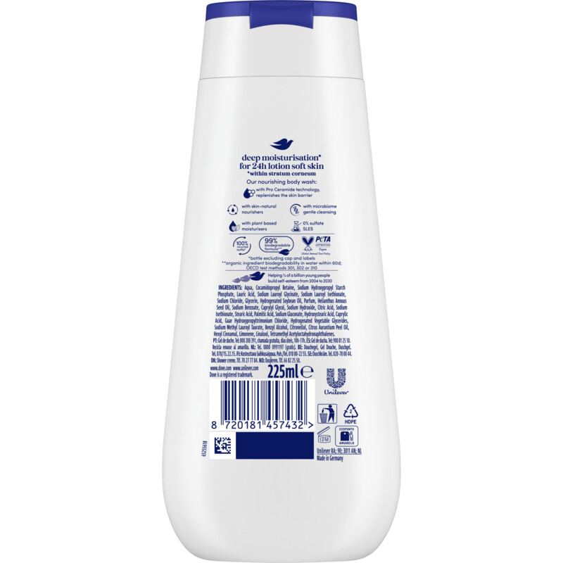 Een afbeelding van Dove Deeply nourishing douchegel