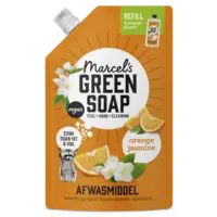Marcel's Green Soap Afwasmiddel orange jasmine navulling