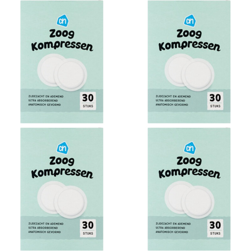 Een afbeelding van AH ZoogKompressen 4-pack