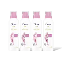 Dove Rose oil shower mousse 4-pack