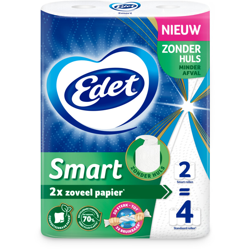 Edet Extra Long+ Keukenpapier 2 Rollen