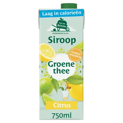pdp-image-Van de Boom Groene thee citrus siroop