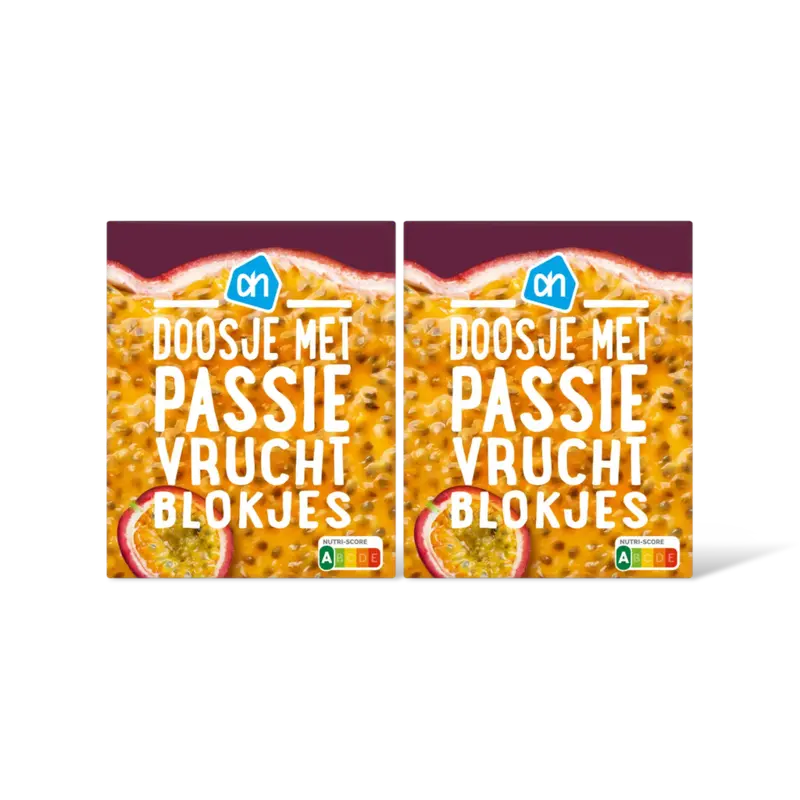 Doosje met passievruchtblokjes 2-pack