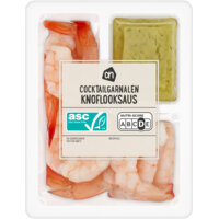 Een afbeelding van AH Garnalen met knoflooksaus