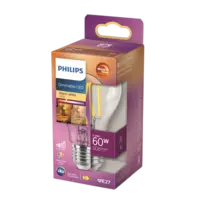 Philips Led fil standaard E27 60W dimbaar