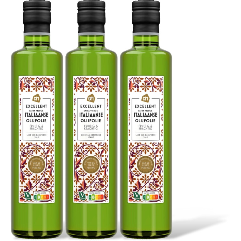 AH Excellent Olijfolie extra vierge Italiaans 3-pack