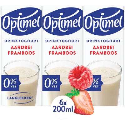 pdp-image-Optimel Langlekker drinkyoghurt aardbei framboos