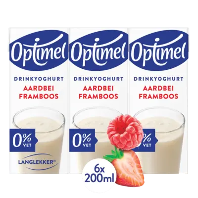 pdp-image-Optimel Langlekker drinkyoghurt aardbei framboos