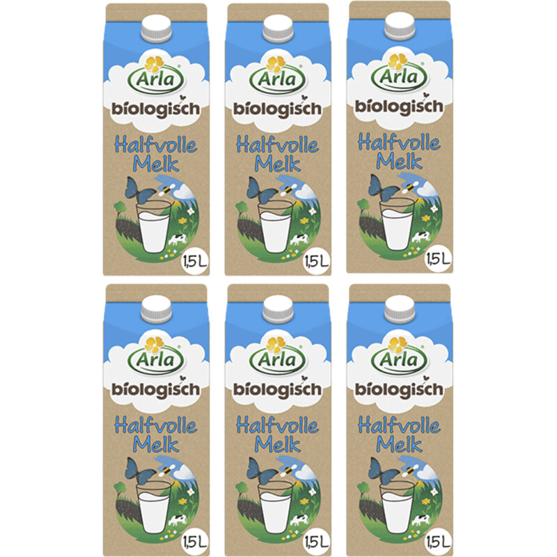 Arla Biologisch Halfvolle Melk 6-pack reserveren | Albert Heijn
