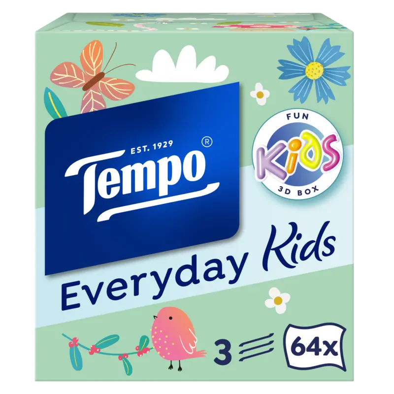 Tempo Tissues everyday kids 3-laags