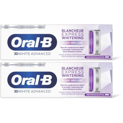 pdp-image-Oral-B 3D white express whitening tandpasta 2pk