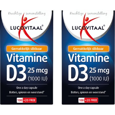pdp-image-Lucovitaal Vitamine D3 25 mcg capsules 2-pack