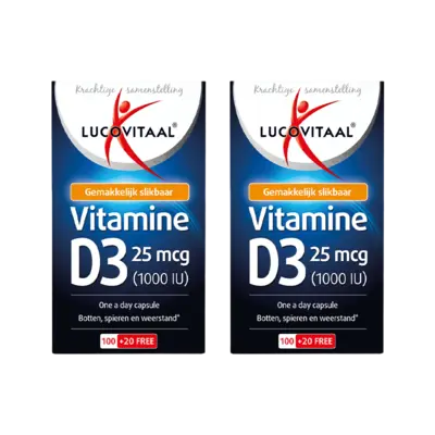 pdp-image-Lucovitaal Vitamine D3 25 mcg capsules 2-pack