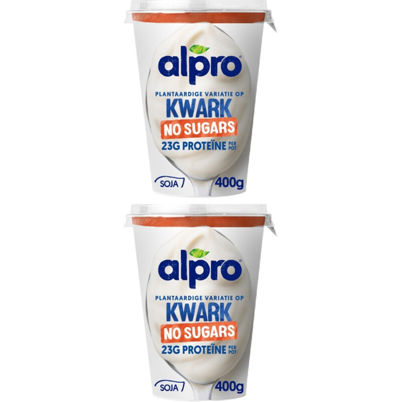 Een afbeelding van Alpro Variatie op kwark zonder suikers 2-pack