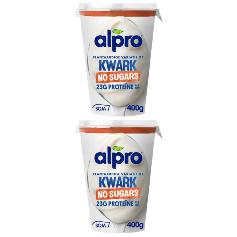 Alpro Variatie op kwark zonder suikers 2-pack