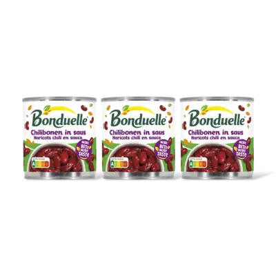 pdp-image-Bonduelle Chilibonen in saus 3-pack