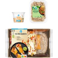 Een afbeelding van AH Vega Gesneden TexMex Burrito Verspakket
