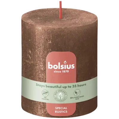 pdp-image-Bolsius Rustieke kaars 8cm koper