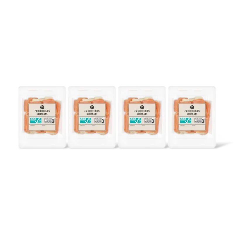 AH Zalmrolletjes roomkaas 4-pack