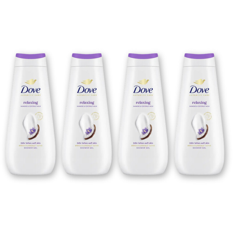 Dove Relaxing douchegel 4-pack