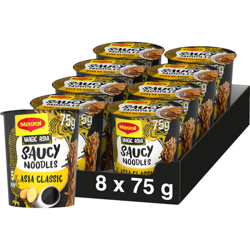 Een afbeelding van Maggi Saucy noodles Asia